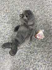    TY Beanie Baby - SLIPPERY the Seal 7 inch - NMWMTs Stuffed Animal Toy Plush