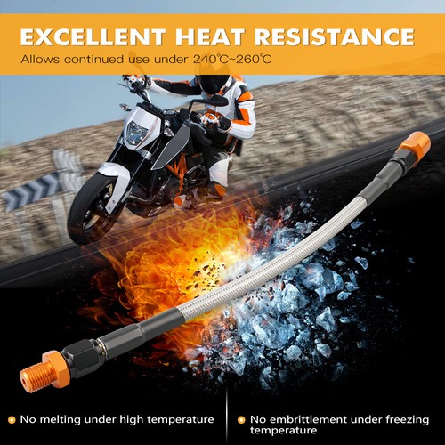 NICECNC Braided Oil Pressure Hose For Husqvarna 701 Supermoto & Enduro 2016-2024 - Picture 2 of 11