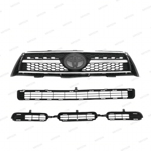 Headlights For 2001 Honda Accord 9-Piece Chrome Grille &amp; Fog Light Kit For 2011-2012 Honda Accord - Front Bumper Upgrade Headlight Assemblies For 2007 Honda Accord