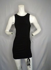 New Teeze Me Juniors' Side-Cinch Dress Black Size S - MSRP $49