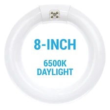 S6501 FC8T9/D/RS 8-Inch Fluorescent Circline 22W T9 4-Pin G10q 6500K Daylight