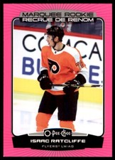 2022-23 O-PEE-CHEE MARQUEE ROOKIE NEON PINK BORDER ISAAC RATCLIFFE 29/75