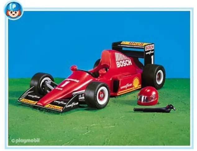 Playmobil Add On 7326 Red Race Car Formula 1 Shell eBay