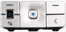 KEYPADNOK6260SUP-S Tastiera Keypad per Nokia 6260 Superiore Silver