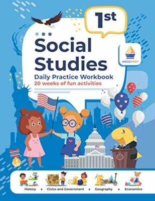 1st Grade Social Studies: Daily Practice Workbook | 20 Weeks of Fun Activ - GOOD