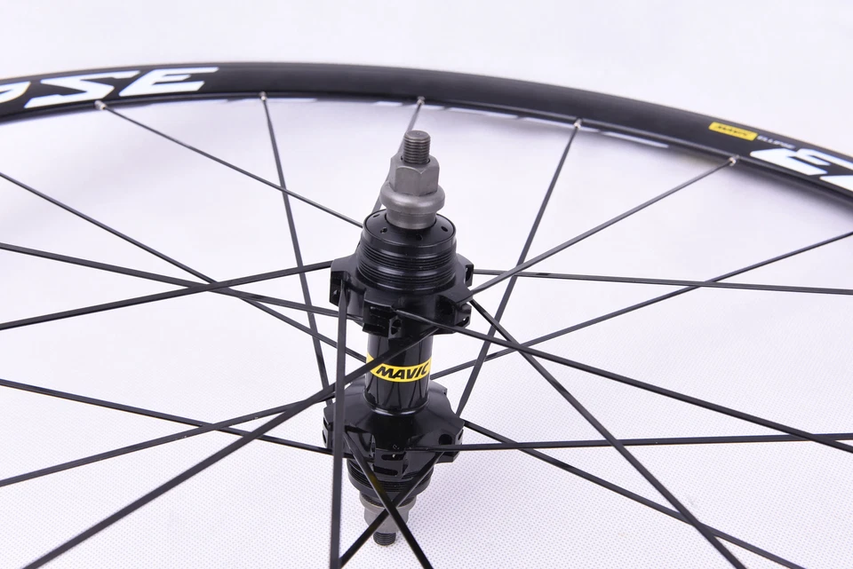 700C Fixed Gear Wheelset Track Wheels Bike Bicycle Road Wheelset Black Aluminum - Image 4 of 4