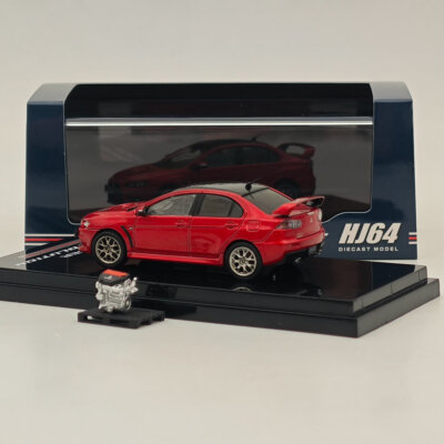 Hobby Japan 1/64 Mitsubishi Lancer Evolution X Final Edition Red