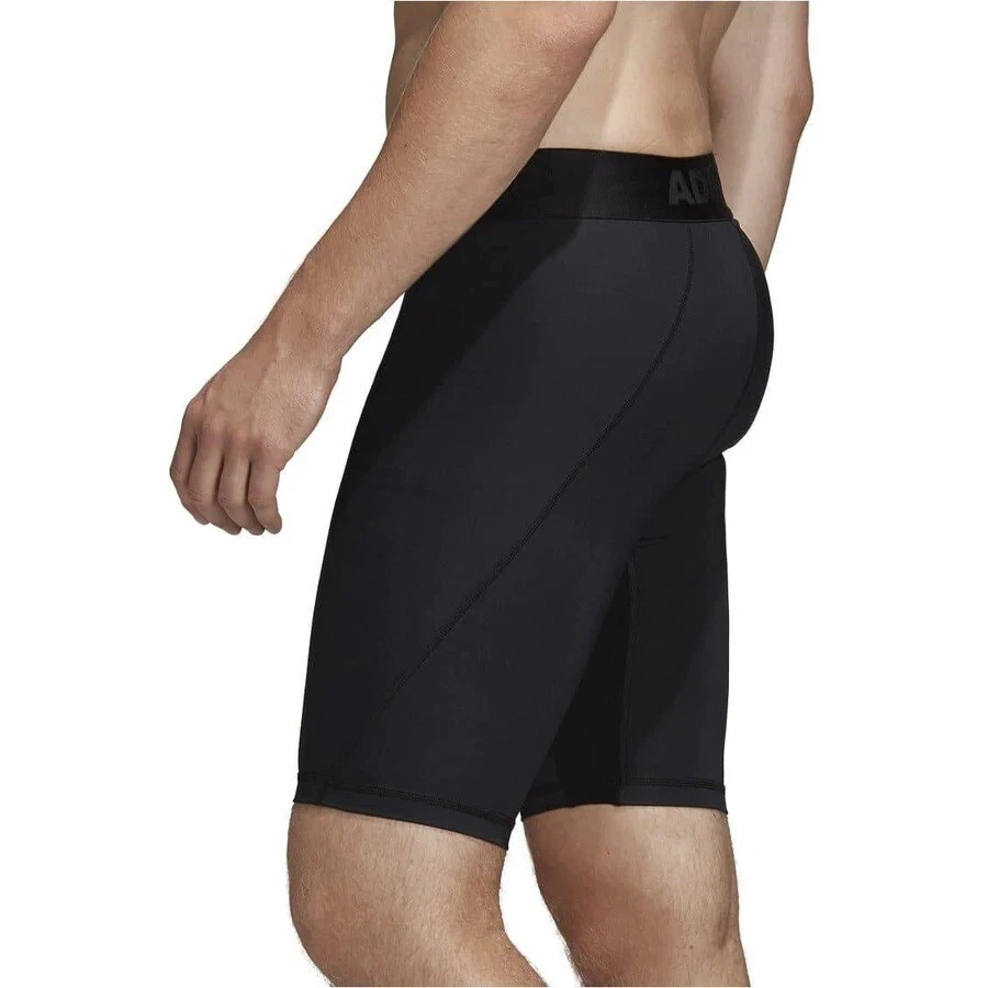 adidas Alphaskin Compression Shorts Running Mens Base Layer Black Gym Fitness XS - Image 2 of 4
