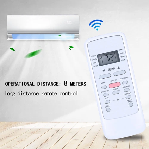 Nuevo control remoto para aire acondicionado portátil Midea 8500 BTU MAP05S1AWT-A - Imagen 2 de 6