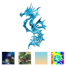 Sea Horse Tribal Seahorse - Decal Sticker - Multiple Patterns  Sizes - ebn604