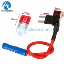 12V Car Add-a-circuit Fuse TAP Adapter Mini ATM APM Auto 10A Blade Fuse Holder
