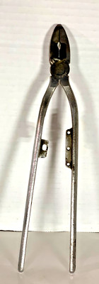 Vintage Wire Twister Pliers With Patent Applied Markings - 9 Inches Long