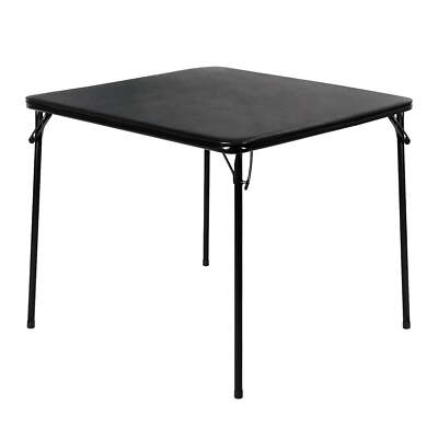 34'' Folding Card Table with Padded Tabletop, Portable Table for Indoor/Outdoor
