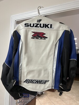 Joe Rocket SUZUKI GSXR Moto Racing Motorcycle Leather Jacket