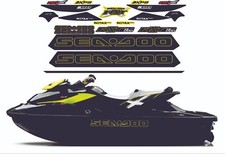 SEADOO RXT X aS 260 2013 Graphics / Decal / Sticker Kit Yellow