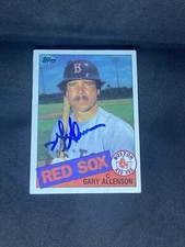Gary Allenson 1985 Topps #259 Boston Red Sox Auto Autographed Signed MLB Card