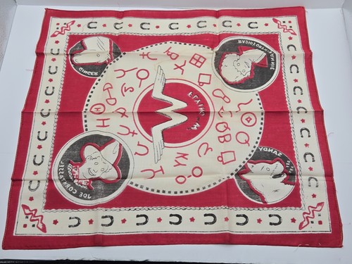 Bandana Little Orphan Annie Flying "W" con decodificador vintage/antigua - Imagen 11 de 23
