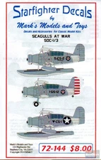 SFD72144 1:72 Starfighter Decals - SOC-1 SOC-3 Seagulls at War