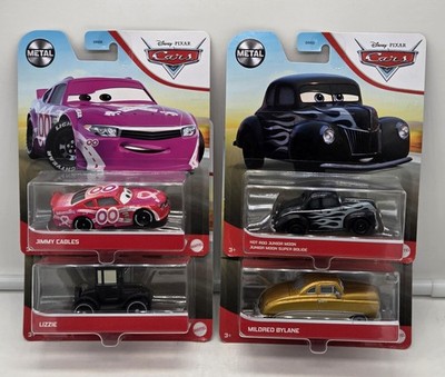 Disney Pixar Cars: METAL-Jimmy Cables #00, Lizzie, Junior Moon