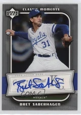2005 Upper Deck Classics Classic Moments Auto Bret Saberhagen #CM-BS Auto