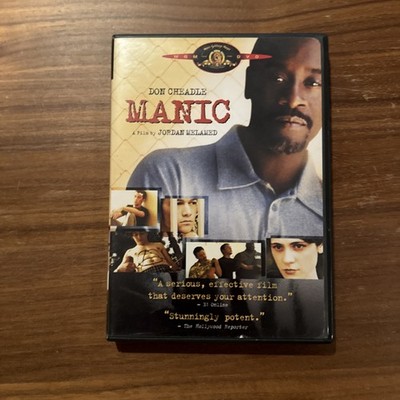 Manic (DVD, 2003, Widescreen) Don Cheadle Joseph Gordon-Levitt Widescreen Tested