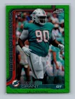 2025 Topps Chrome Football Green Wave Refractor Kenneth Grant #362
