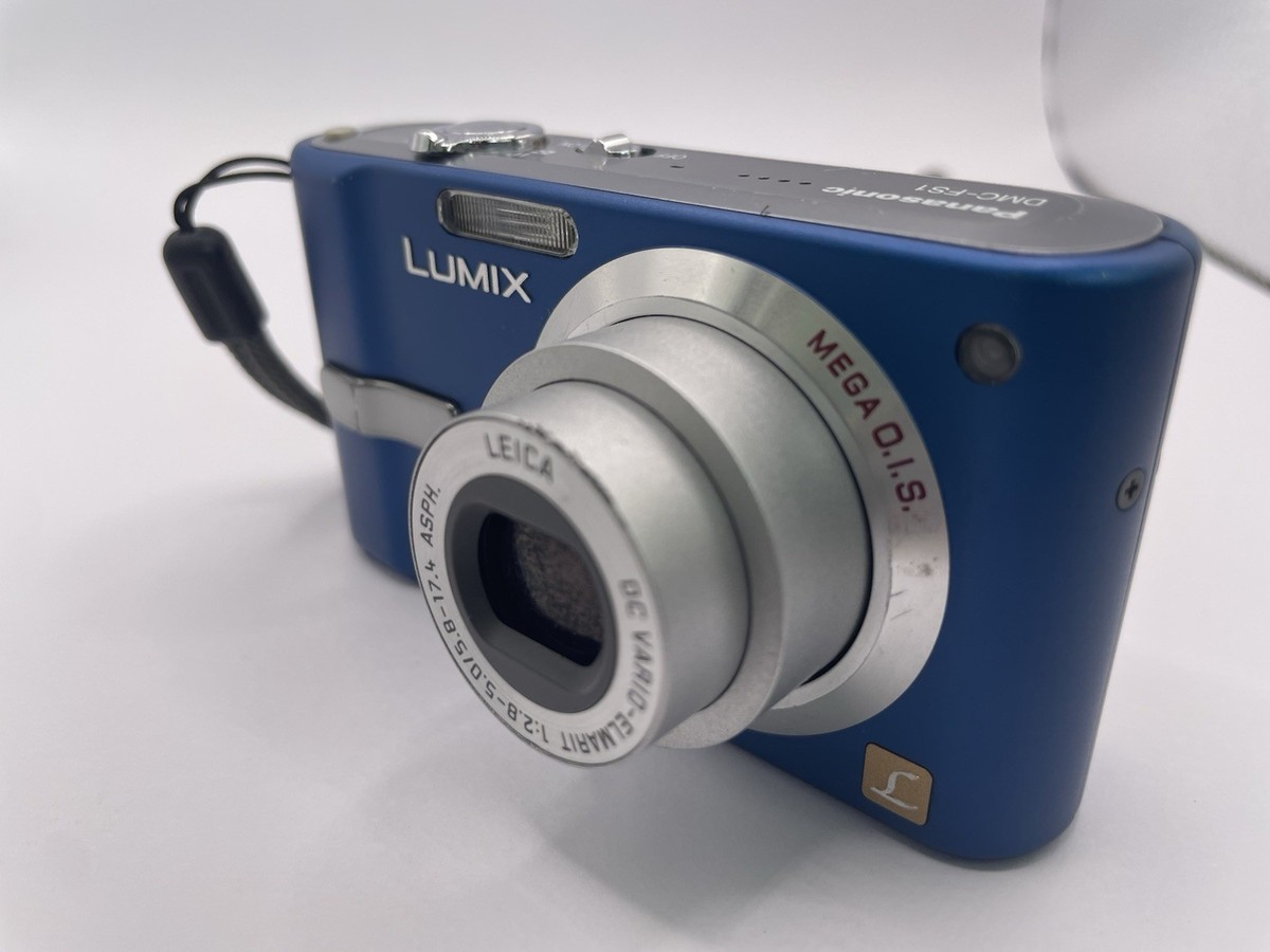 Panasonic Lumix Dmc-Fs1 Blue Battery Compact Digital Camera : Used