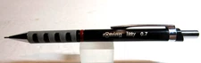 Rotring Tikky -MECHANICAL PENCIL - Black -.7MM FREE POUCH-USA SELLER