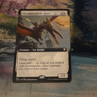 mtg Skyhunter Strike Force rare Extended Art Phyrexia: All will be One commander