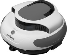 Cordless Robotic Pool Vacuum Cleaner for Above In-Ground Pools