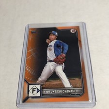2022 Bowman NPB Nippon Professional Baseball - Kyosuke Kuroyanagi #26 Orange /25