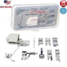 9 Piece Sewing Machine Foot Kit Quilting Mending Patchwork Accessories Plastic