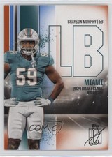 2024 Topps Signature Class Rookies Blue & Orange Grayson Murphy #148 1p3o