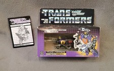 Bombshell G1 1984 Transformers Vintage Original 100 Complete Box Insert Bubble