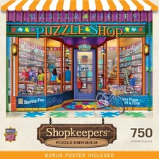 MasterPieces - Shopkeepers - Puzzle Emporium 750 Piece Jigsaw Puzzle