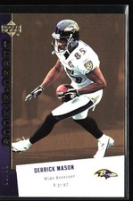 2006 Upper Deck Rookie Debut #8 Derrick Mason Gold #/99