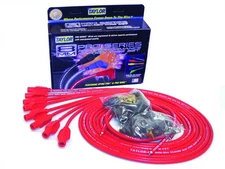 Taylor Cable 70254 Spark Plug Wire Set - Pro Wire - Solid Core - 8 mm - Red -