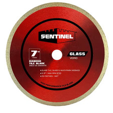 7in. Glass Tile Continuous Rim  Diamond Blade WET FD-70GT-SEN WET