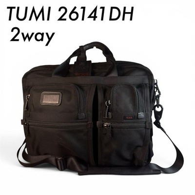 TUMI Alpha 26141DH Briefcase 2-Way Expandable A4 Men s Business Bag Black
