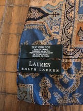 Vintage Ralph Lauren Silk Paisley Patchwork S...