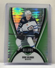 2025-26 UD Allure Hockey Gabe Vilardi Green Quartz /99 Winnipeg Jets #51