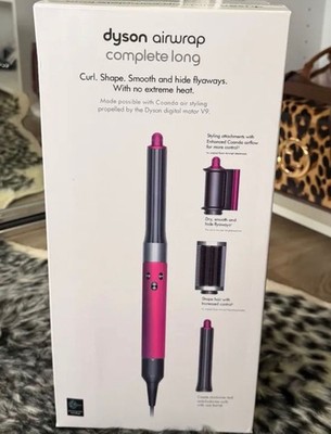 Dyson Airwrap Complete Long Multi Styler Pink Attachments Included