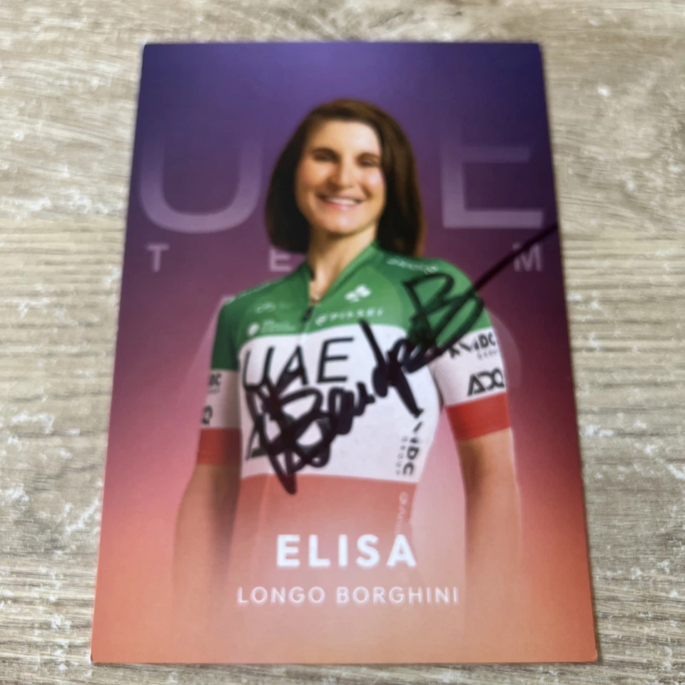 CYCLISME CYCLING WIELRENNEN CP DÉDICACÉE ELISA LONGO BORGHINI TEAM UAE ADQ 2026 - Photo 1/1