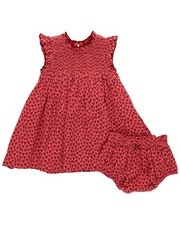Pink Chicken Baby Girls Stevie Dress Red 12/18M