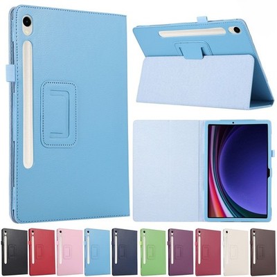 Für Samsung Galaxy Tab S10 S9 S8 S7 S6 Lite 11'' 12,4'' Hülle aus Leder Klappcover
