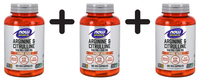 3 X NOW Foods Arginine & Citrulline, 500/250 - 120 Vcaps (152,64 Eur/Kg)