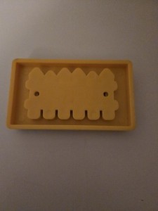 Sizzix Picket Fence Yellow Die Cut 38-0213