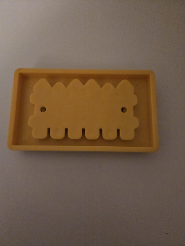 Sizzix Picket Fence Yellow Die Cut 38-0213