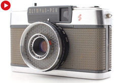 [Exc+5] Olympus PEN EES EE-S 35mm Half Frame Film Camera Red Flag OK From JAPAN