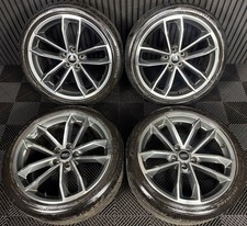 19'' GENUINE AUDI A5 S LINE S5 ALLOY WHEELS ALLOYS TYRES 8W0601025DF